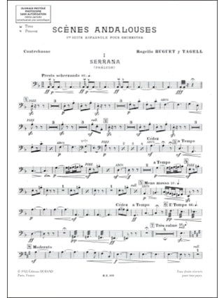 Scene Andalouse Trio - Y Tagell Rogelio Huguet - Partition